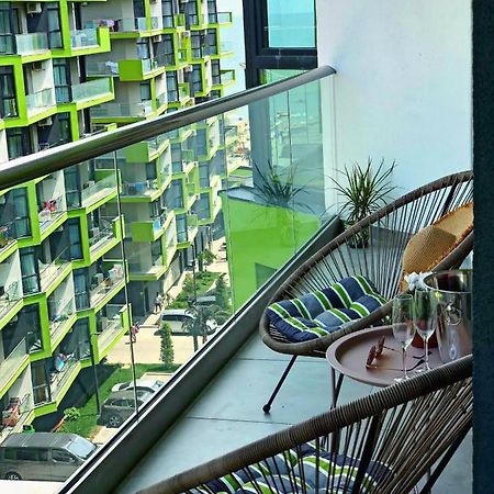Mur Apartament Alezzi Beach Resort Năvodari Eksteriør bilde