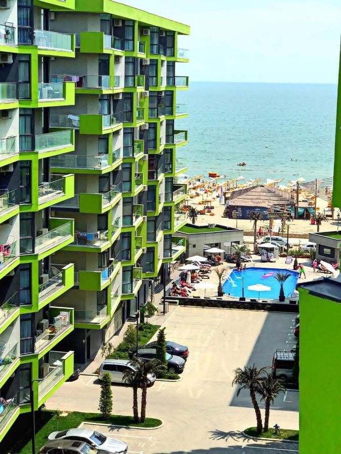 Mur Apartament Alezzi Beach Resort Năvodari Eksteriør bilde