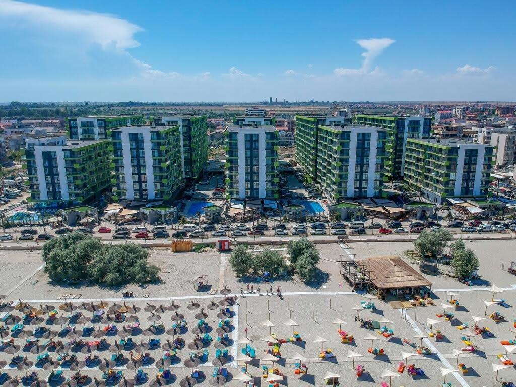 Mur Apartament Alezzi Beach Resort Năvodari Eksteriør bilde